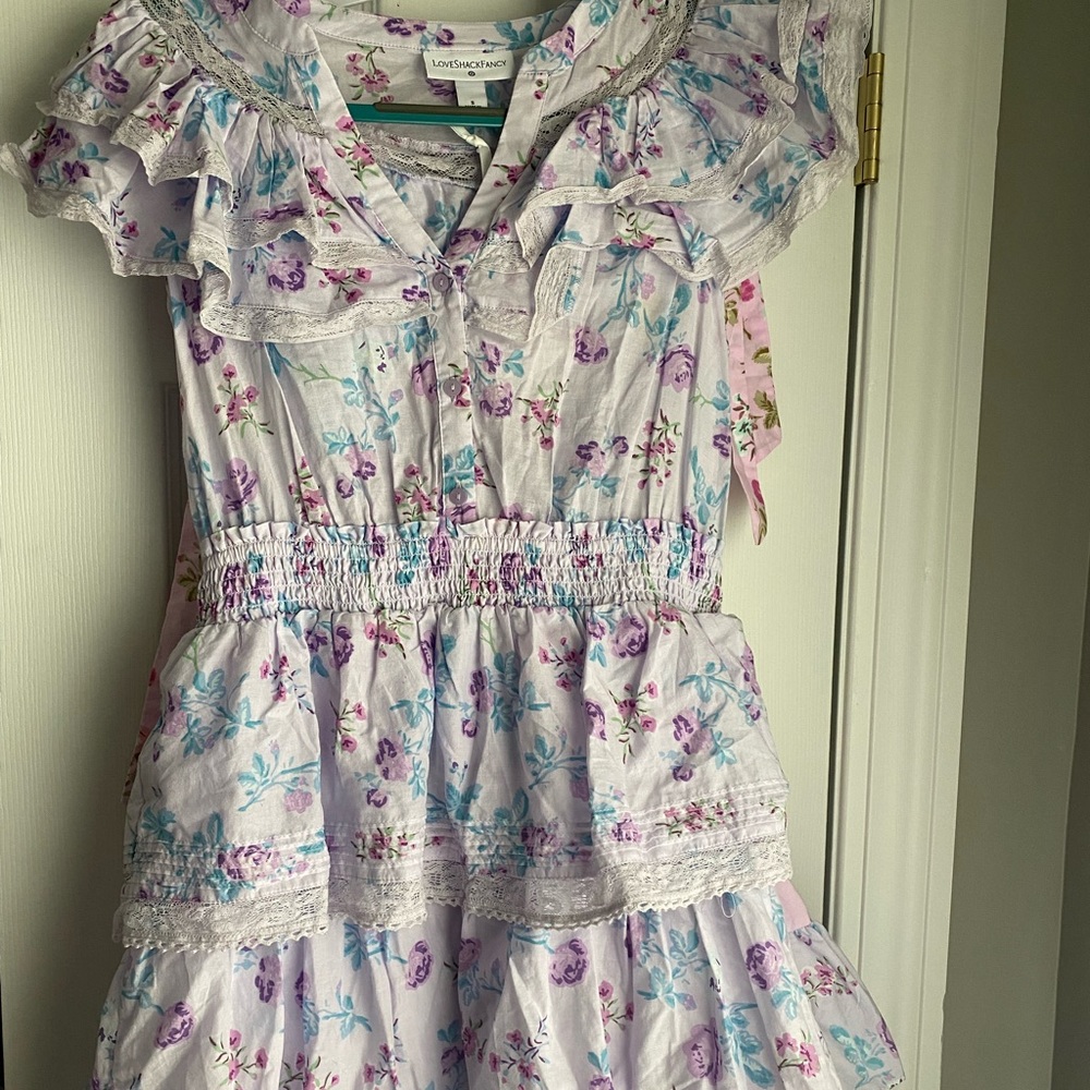 LoveShackFancy X Target Purple Mini Dress